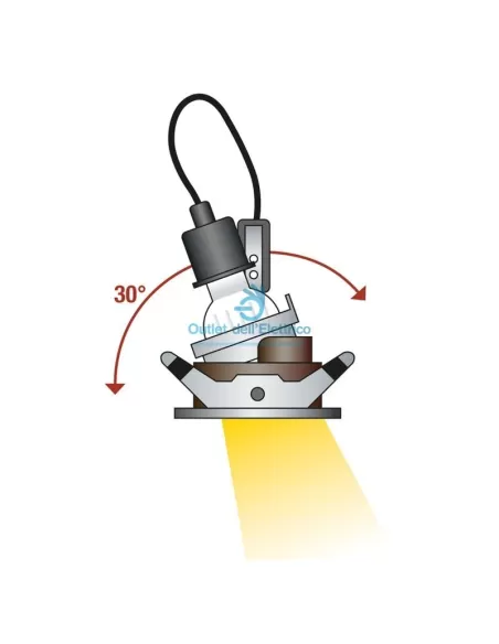 Wiva 41110181 Columbia gu10 plata